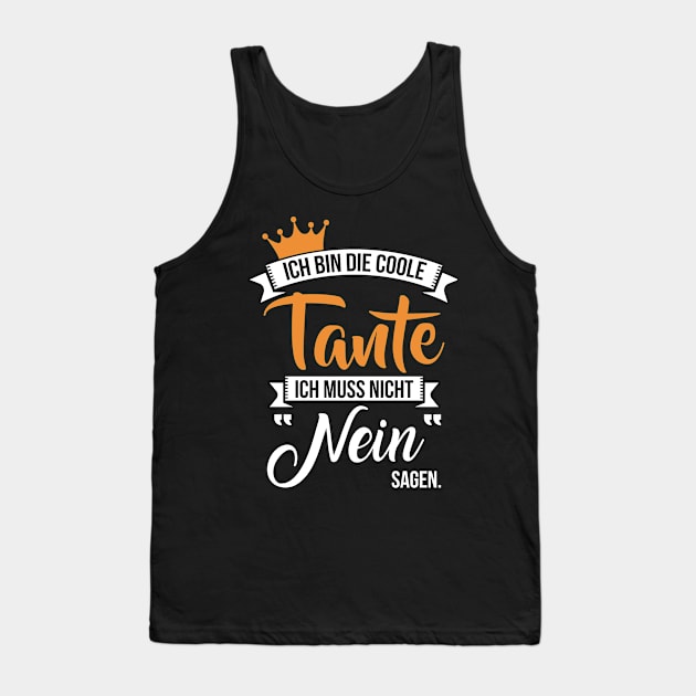 Ich bin die coole tante (2) Tank Top by nektarinchen